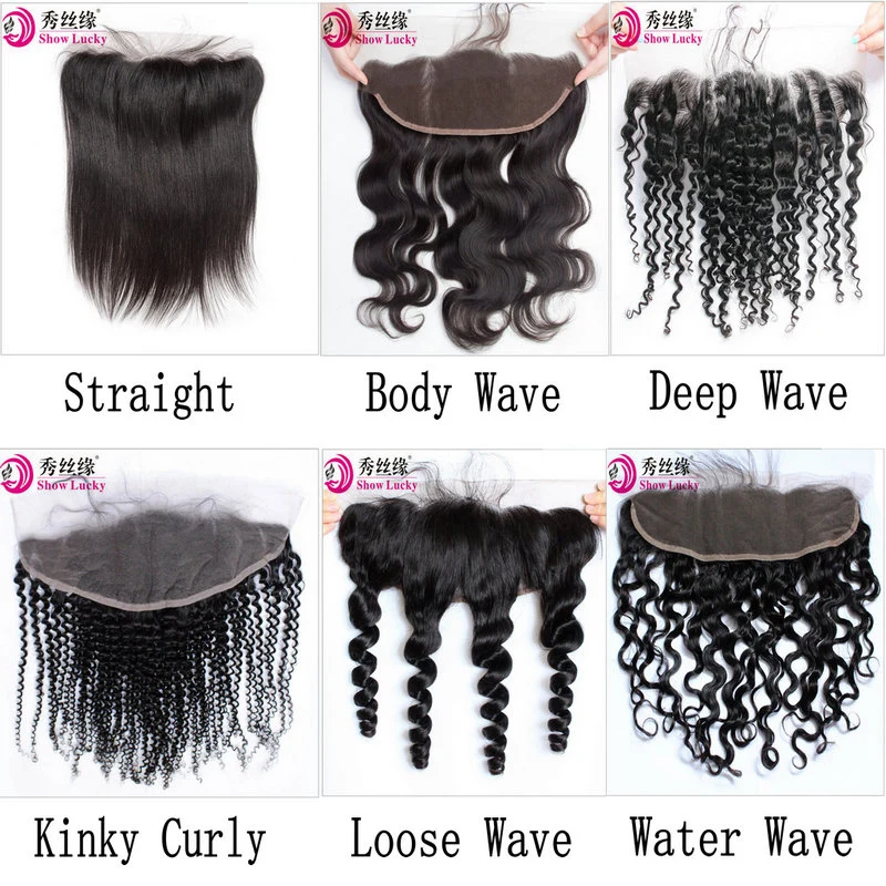 Cheap Wholesale Factory Price Remy 13*4 Brazilian Human Hair Straight Body Wave Curly Lace Closure Frontals Can Customized