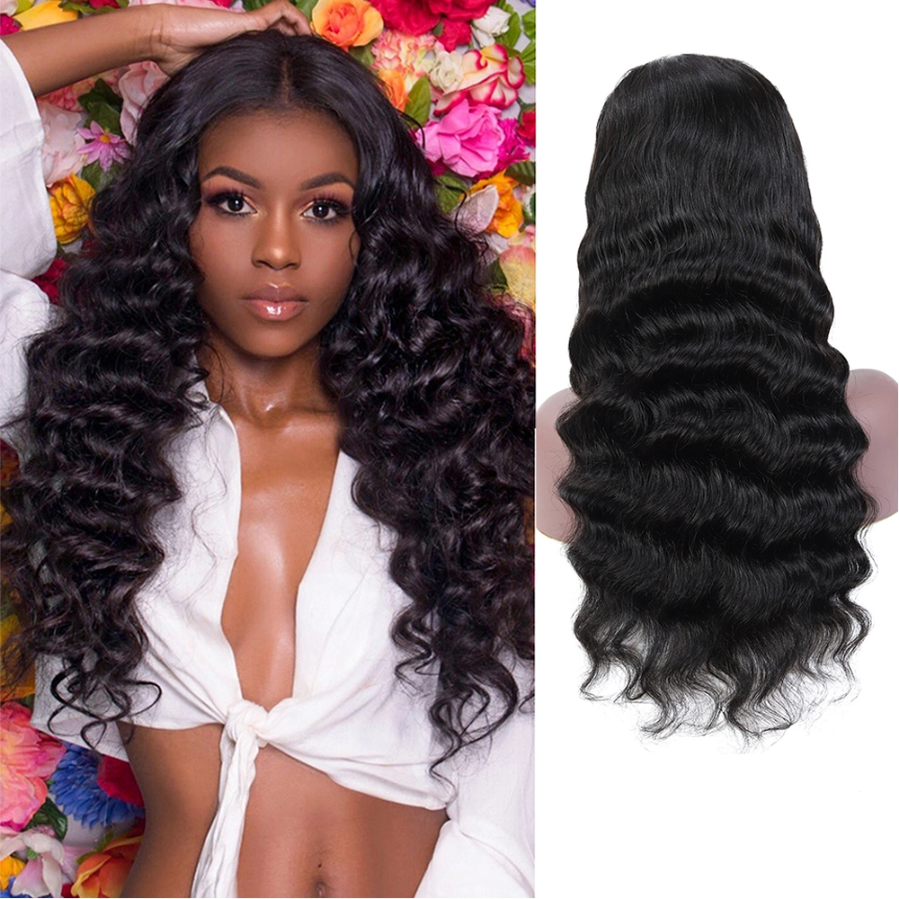 Wholesale Lace Front Wigs Loose Wave Hair Wigs Remy Pre Plucked 4X4 5X5 13X4 13X6 360 Lace Frontal Hair Wigs 150 180 Density Virgin Brazilian Human Hair Wigs